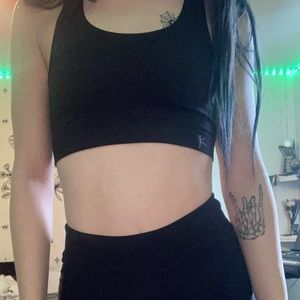 Black Danskin Sports Bra Size M